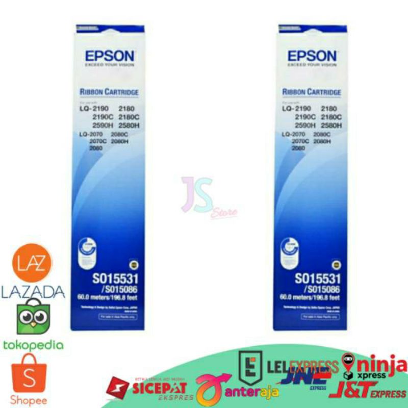 Epson LQ 2190, LQ 2180 | Ribbon Cartridge - Pita Printer - Dot Matrix Printer - Pita Passbook