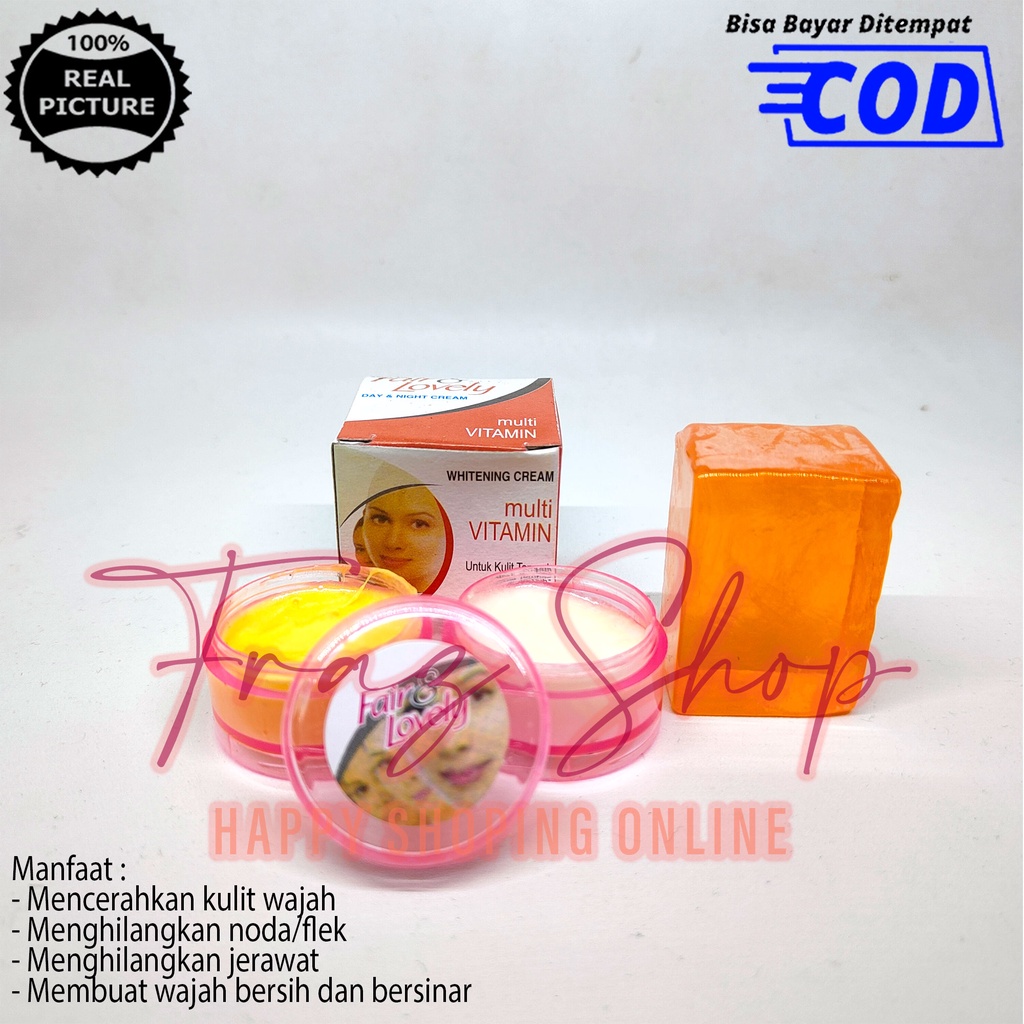 Sabun Walet Orange Plus Cream Siang & Malam Fair and Lovely
