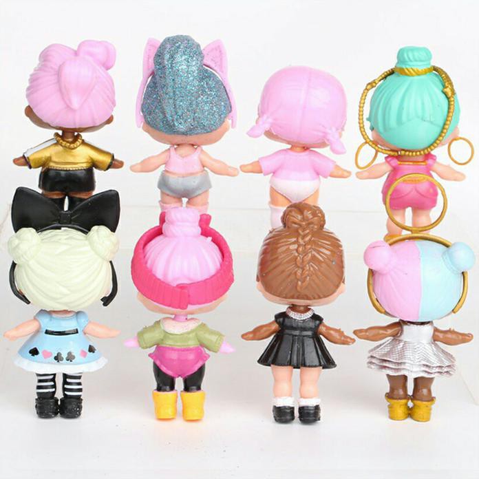 Figure Set Lol 1 Set Isi 8 Pcs / Mainan Anak Lol / Kado Mainan Anak
