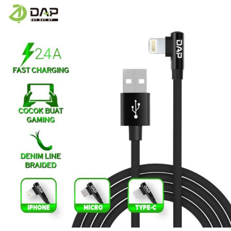 Kabel Data DAP Gaming Usb Kabel Data Iphone L-02L