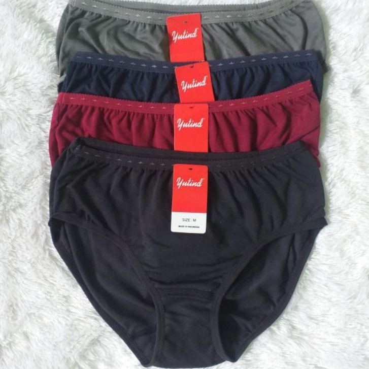 CD Yutind Celana Dalam Wanita Dewasa Warna Gelap Bahan Katun Lembut SA21 SA20 / celana dalam wanita dewasa remaja