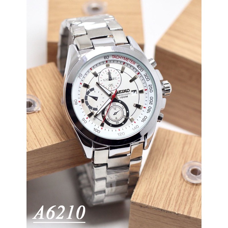 Jam Tangan Pria/Cowo Seiko Chronographe - Kode A6210, A6211
