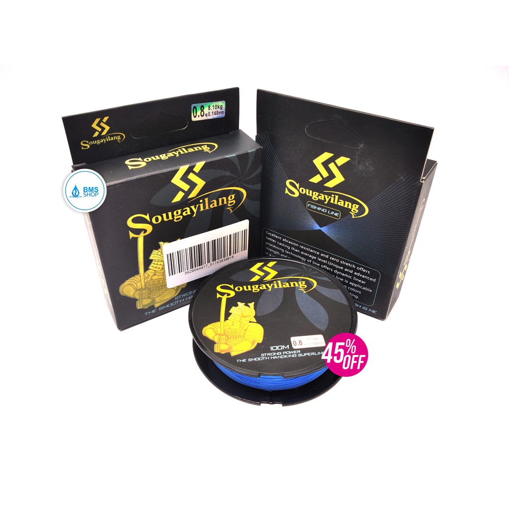 Senar PE Sougayilang Size No 0.8 Diameter 0.14 mm BA025008