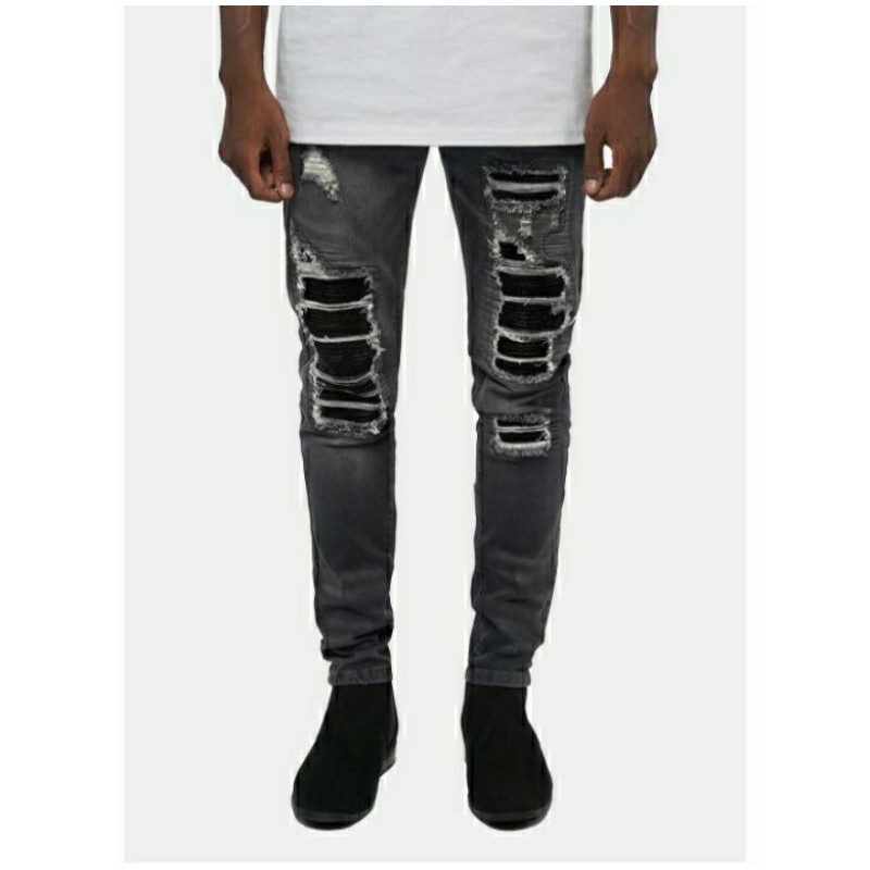 RUCAS Graphite Biker Jeans - 31