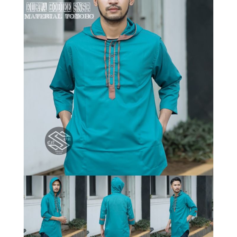 baju koko kurta hoddie toyobo/baju koko pria