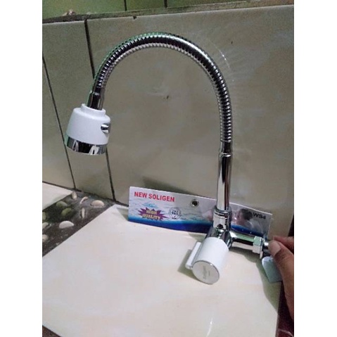 Kran angsa flexible soligen WS1W keran cuci piring fleksibel