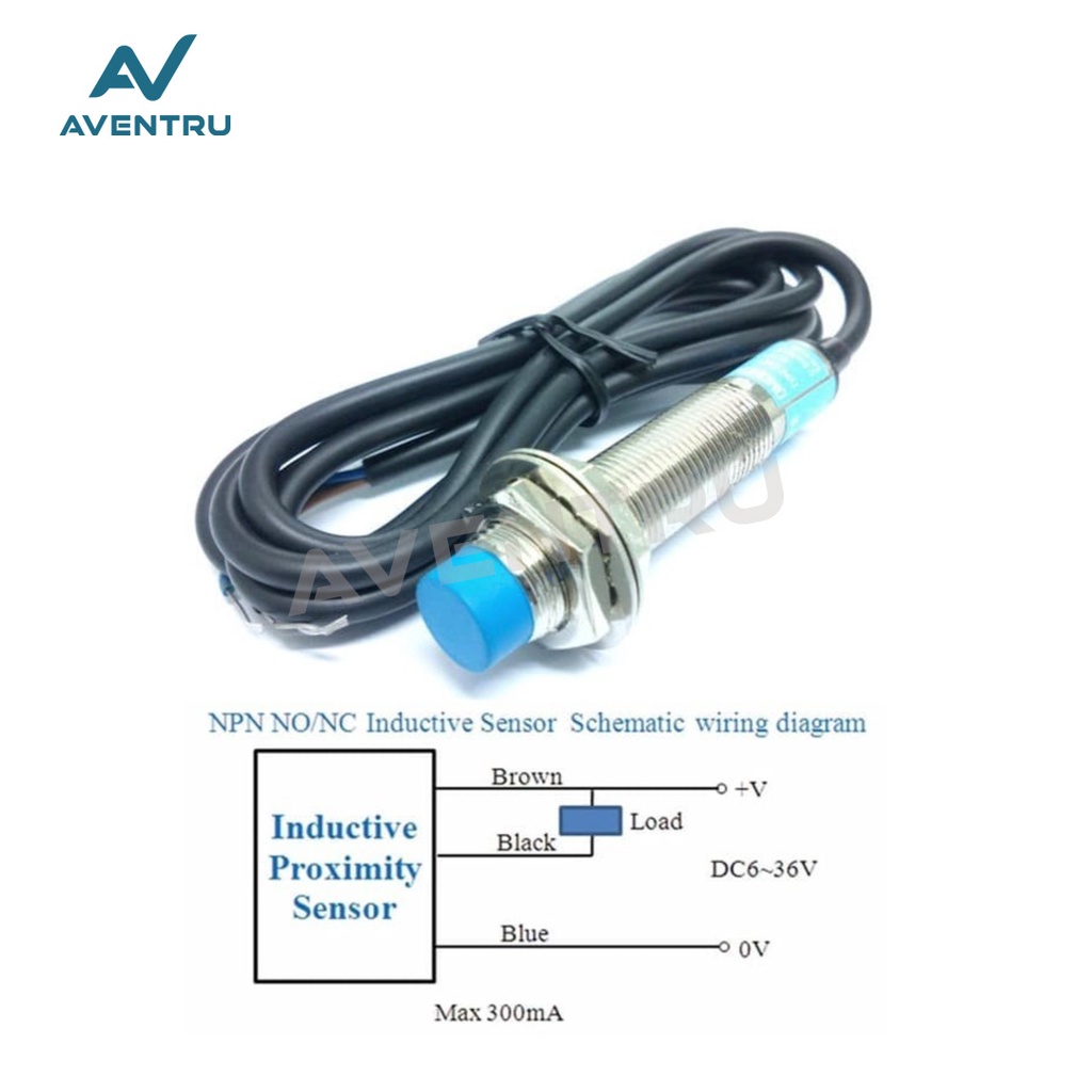 Metal Inductive Sensor Proximity Sensor Switch Detection NPN NO DC 5-36VDC
