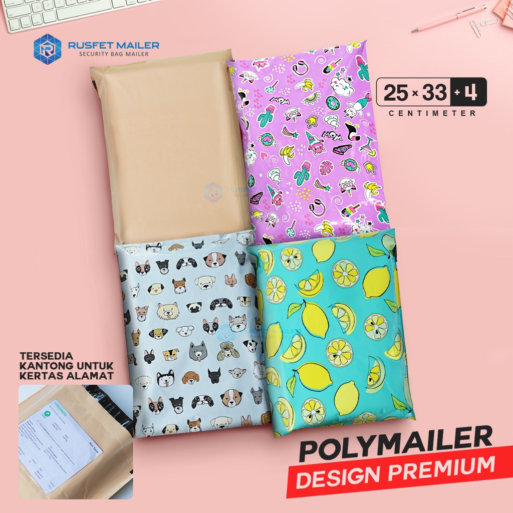 

AMPLOP PLASTIK POLYMAILER ALL VARIASI 25x33 (ADA KANTUNG ALAMAT)