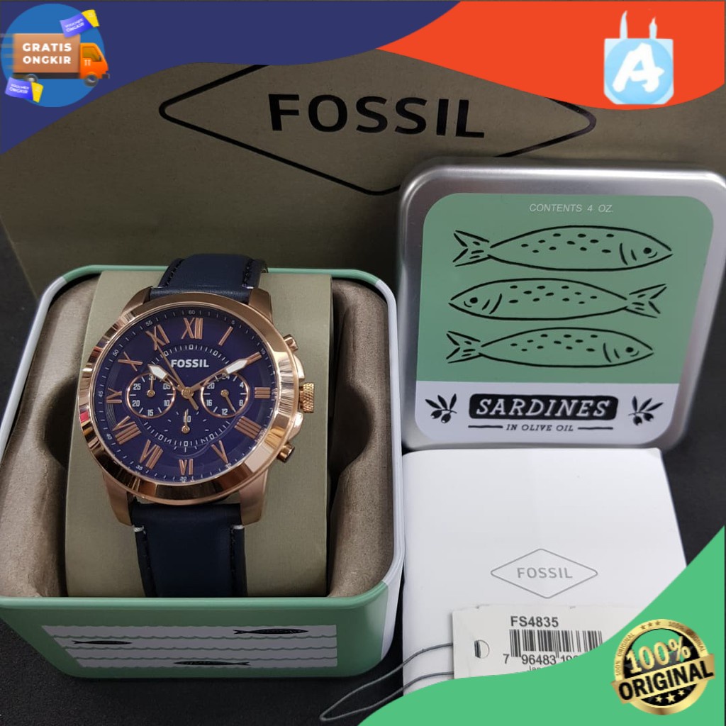 JAM TANGAN PRIA CASUAL FS4835 ORIGINAL