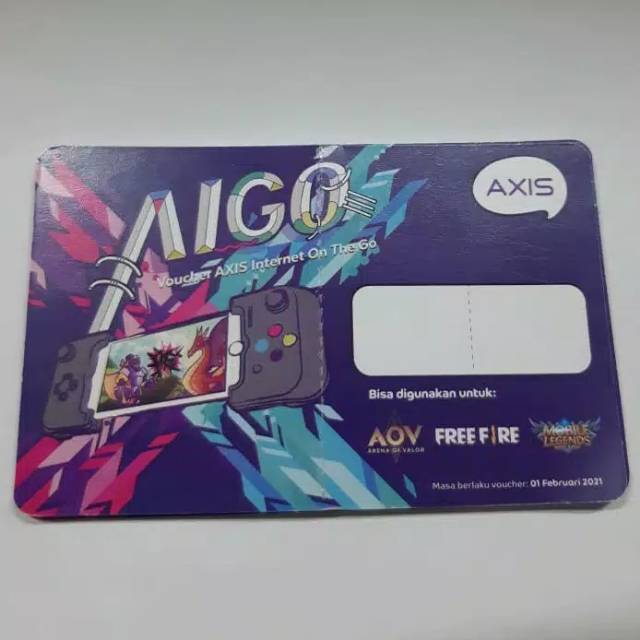 Voucher AIGO axis owsem 1+1 (4gb 4G)