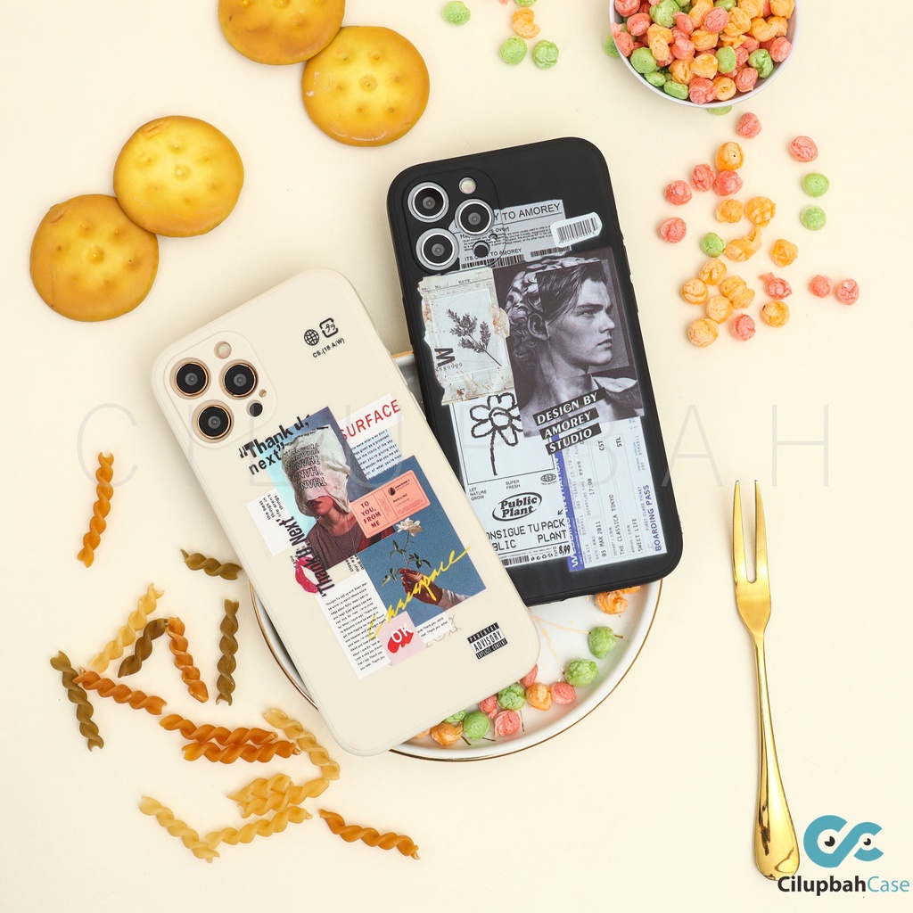 Art Label Edge Soft Case Full Lens Protection iPhone 6 7 8 6+ 7+ 8+ SE X XR XS 11 12 MINI Pro MAX