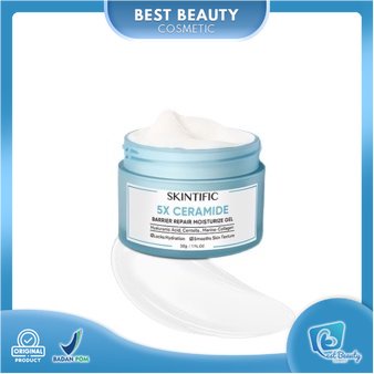 ★ BB ★  SKINTIFIC 5X Ceramide Barrier Repair Moisture Gel 30Gr - 80gr | Barier Cream Ceramide Gel【BPOM】TnT Beuaty Shop