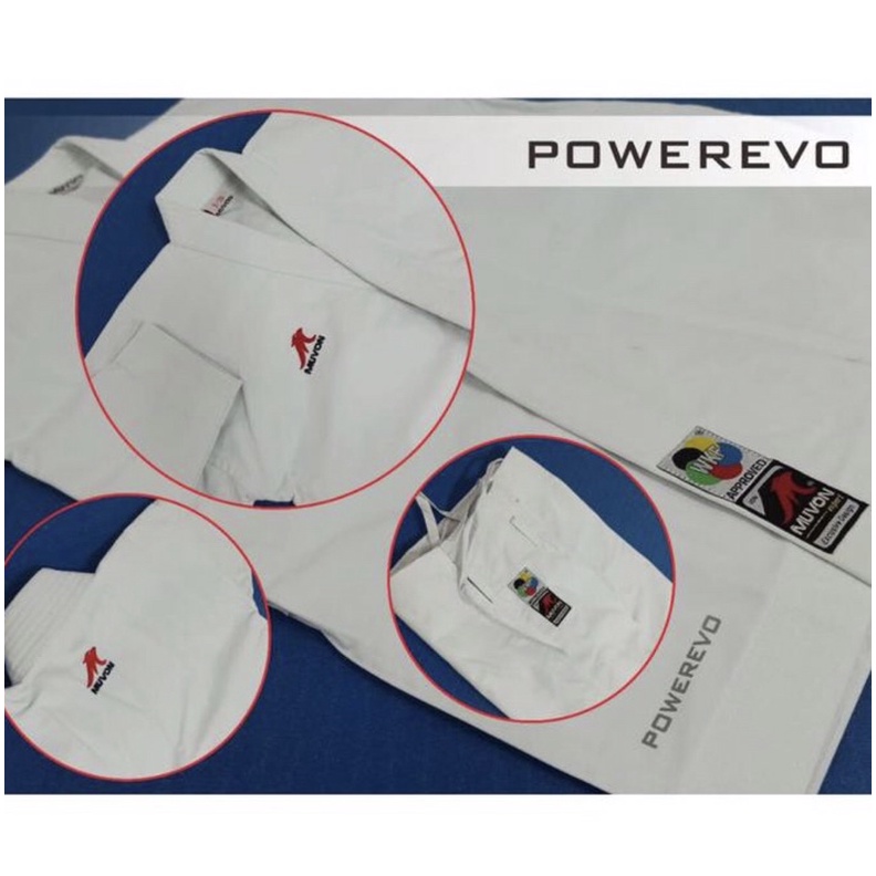Baju karate Kata Muvon Powerevo+ciput muvon second/bekas.
