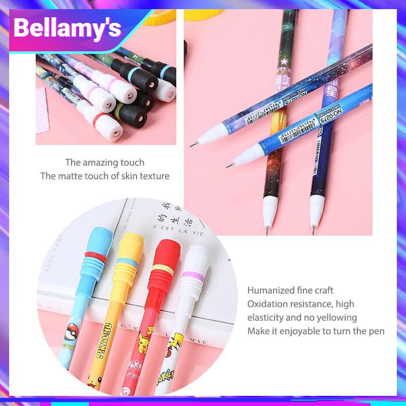COD ❤️ Pen Puter Spinner Toys/ Spinning Pen/ Pulpen Putar Spinner/ Bolpoin Anti Slip Untuk Anak / Dewasa Anti Stress Rotating Pen Impor Harga Rendah-Bellamy's-6