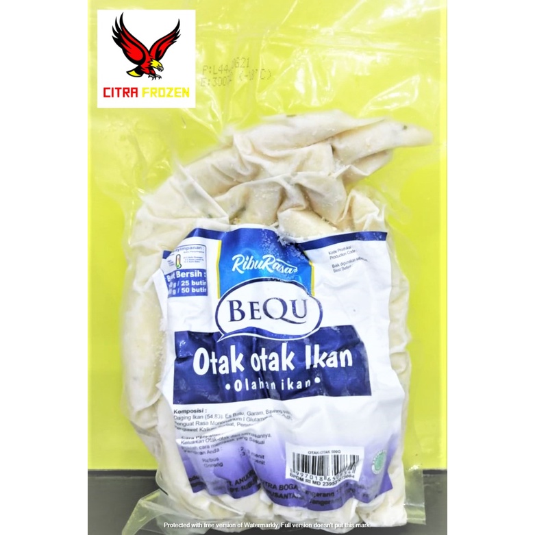 

Ribu Rasa BEQU Otak-otak Ikan 500gr