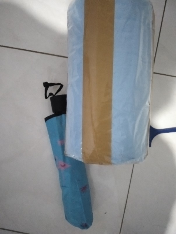 Payung Lipat Flamingo Bunga Cantik . Folded Umbrella Lucu Unik Anti Uv