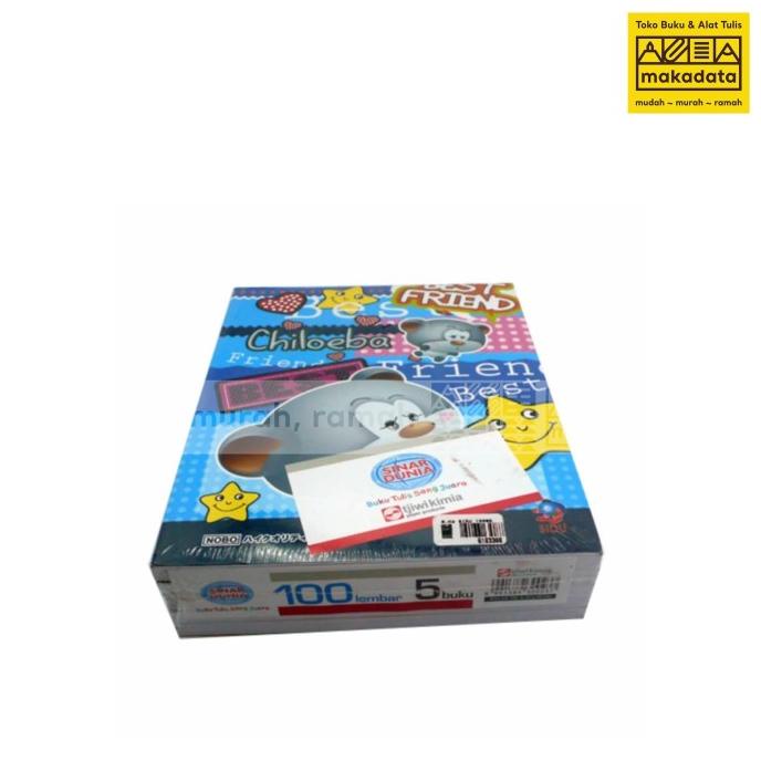

@#@#@#] BUKU TULIS SIDU | SINAR DUNIA 100 LEMBAR (1 PACK) MURAH