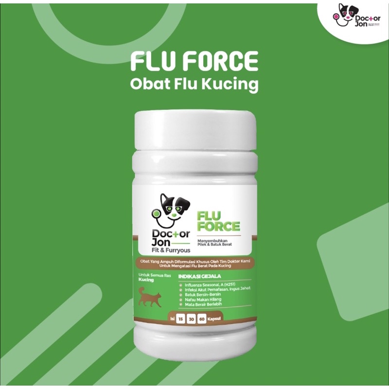 FLU / PILEK KUCING | AMAN UNTUK KUCING HAMIL DAN MENYUSUI |DOCTOR JON FLU FORCE