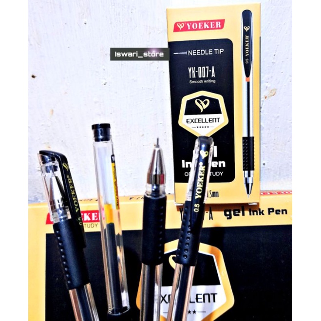 

Pulpen GEL YOEKER 0.5 MM