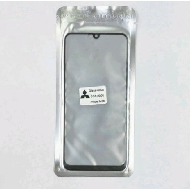 Glass LCD Kaca Depan LCD with Lem OCA Samsung M30