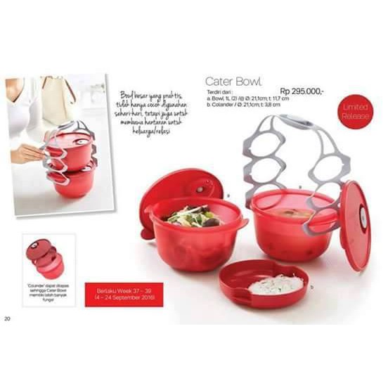 Rantang Tupperware (Carter bowl)