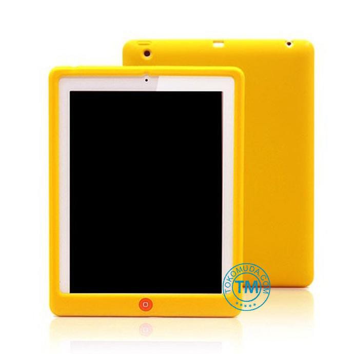 New Cover Skin For Apple Ipad2/3/4 New Ipad -Soft Silicone Slim Rubber Protective Case - Hitam Move
