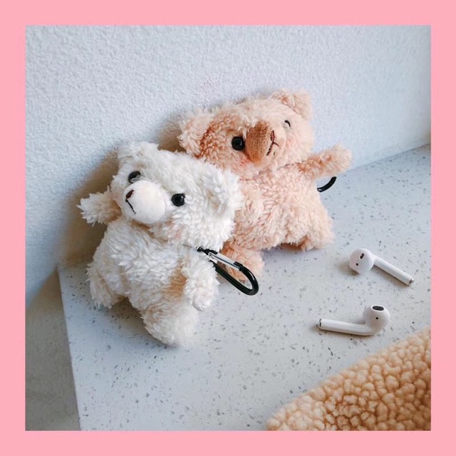 Small Teddy Bear Air Pods Case Doll Version GEN 1,2 ONLY