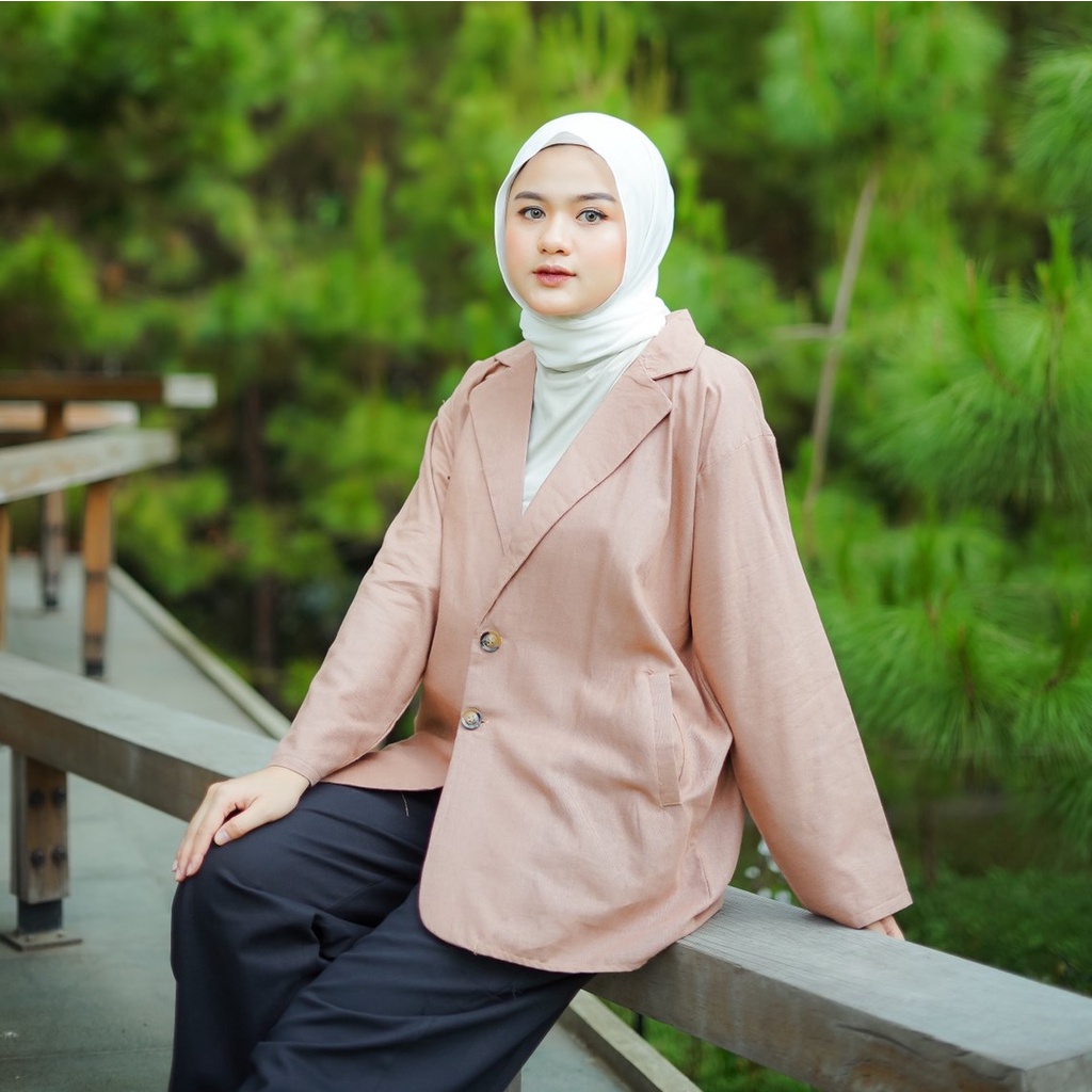 Baju Hijab Fashion Wanita Muslim Arana Blazer
