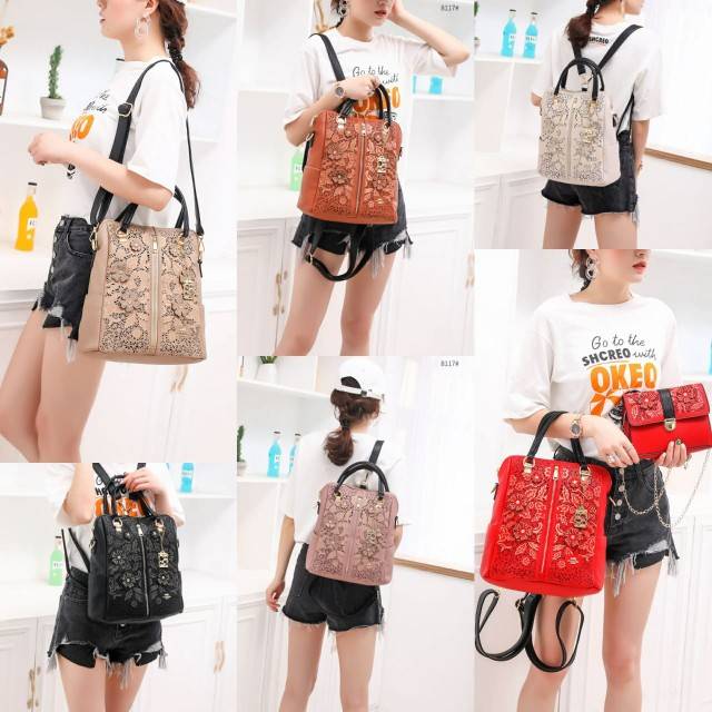 Tas Ransel Coach 3in1 Kualitas Terbaik, Foto sesuai Aslinya