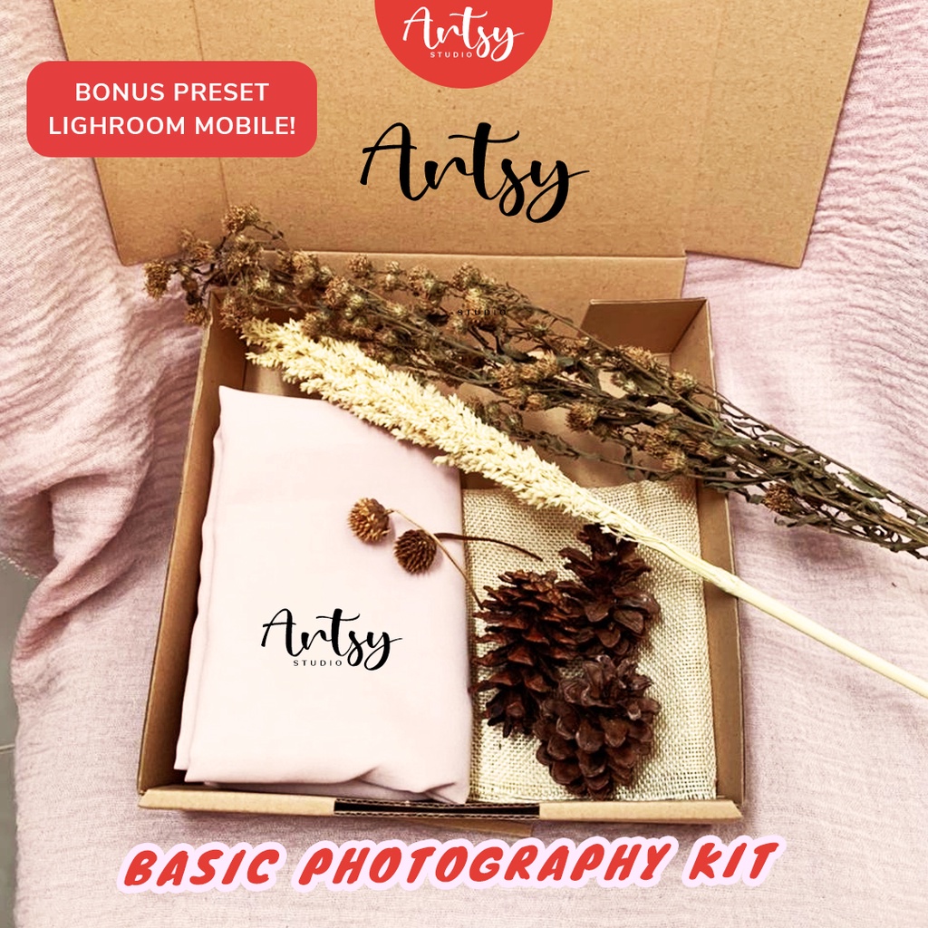 ARTSY STUDIO - Properti Foto Produk / Photoshoot Kit