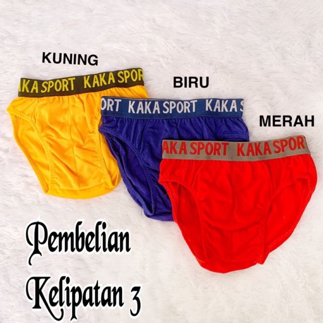 CD ANAK LAKI KAKA SPORT JR / CELANA DALAM COWOK BOXER MURAH BAGUS EKONOMIS OBRAL SPORTY