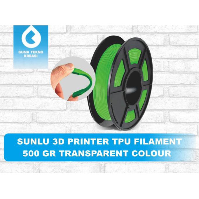 

Filament TPU Sunlu 500gram TRANSPARANT COLOUR - CL BLUE