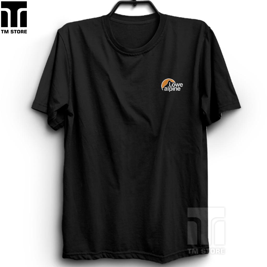 Kaos Outdoor Lowe Alpine Logo Premium Cotton Combed 30s T-Shirt Distro Baju Kaos Murah pria wanita T