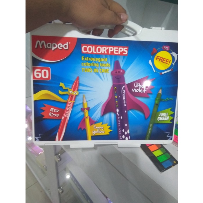 

Jualan Maped Extravagant Paket Crayon / Krayon Isi 36 Dan Pensil Warna Isi 24 Berkualitas