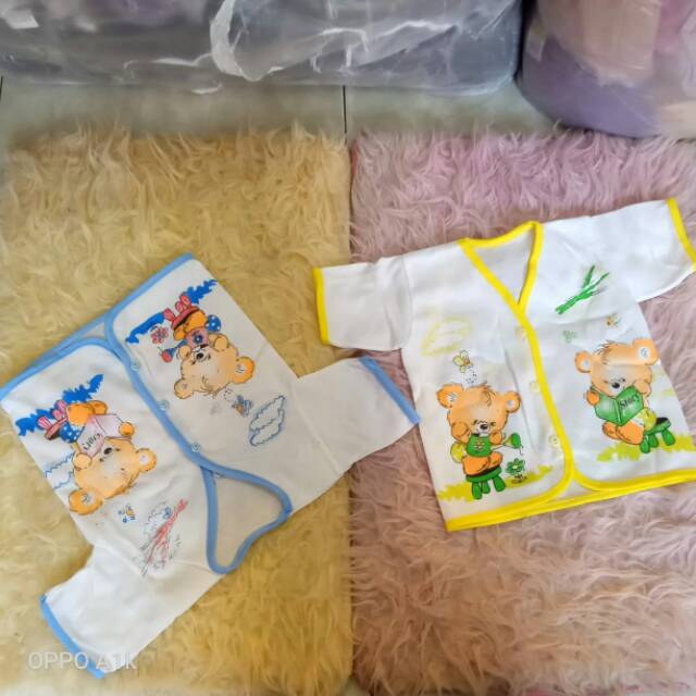 Baju Bayi Boboko Sablon Lengan Pendek