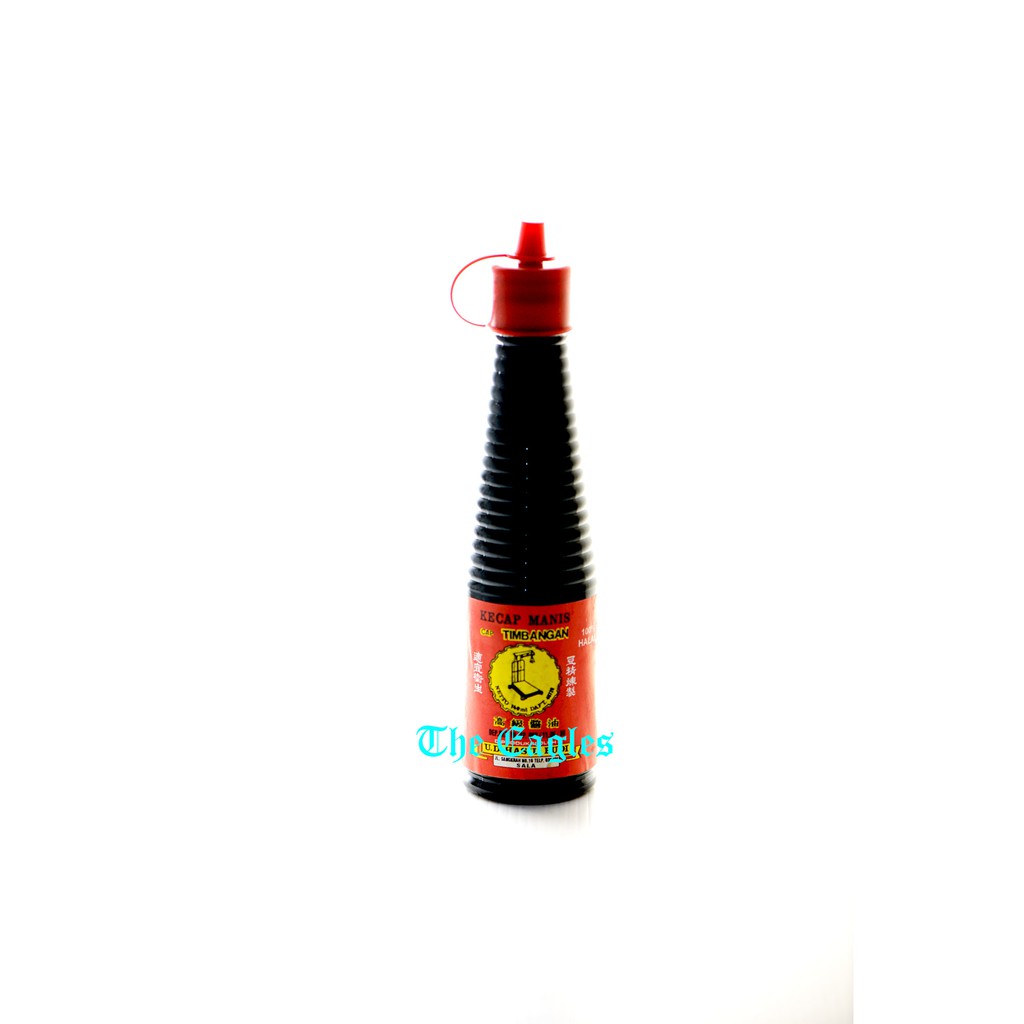 

Kecap asin manis kedelai cap Timbangan Solo 135 ml Halal hitam black Soy Sauce Indonesian traditiona