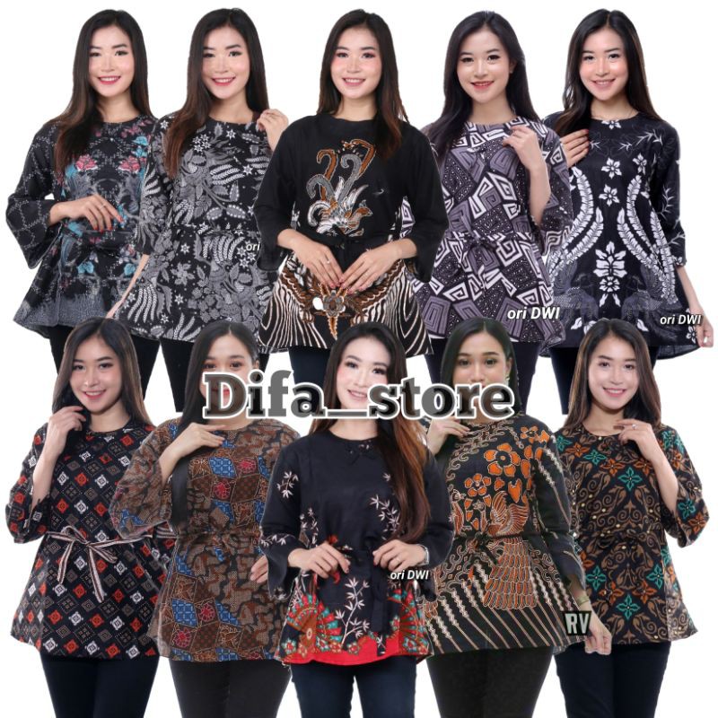 Atasan Batik Dolby Dolbi Dobby Doby Tenun Sutra Tulis Halus Katun Atbm Baron ,sarombit Atasan