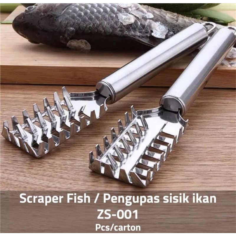 (COD)Alat Pembersih Sisik Ikan Stainless