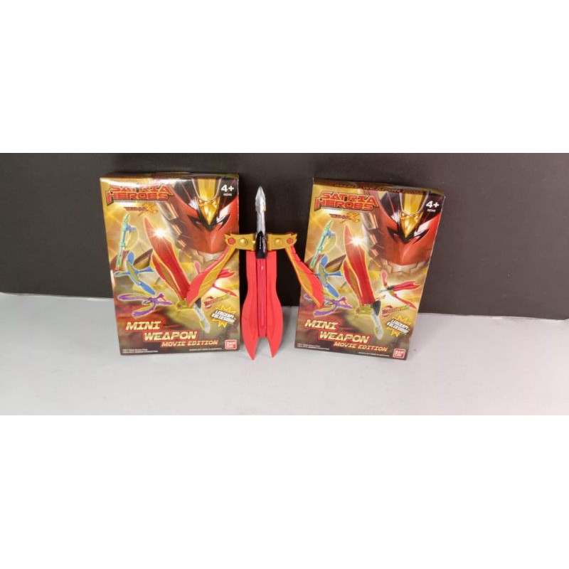 Bima X Satria Heroes Mini Weapon Movie Edition Bandai Original