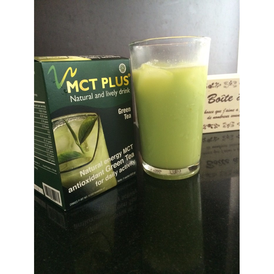 

MCT PLUS Green Tea latte powder drink