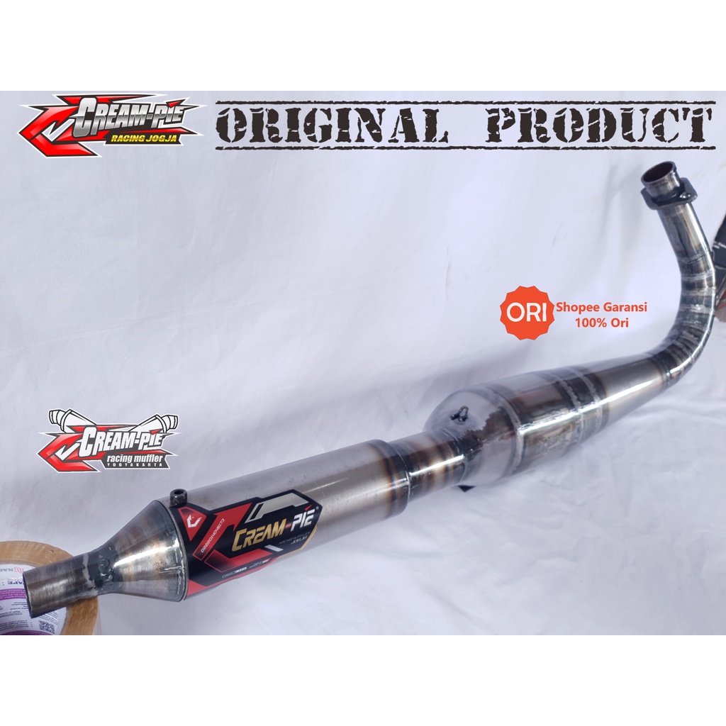 Knalpot Creampie RX King Kolong 3v3 Cacing ORIGINAL-1