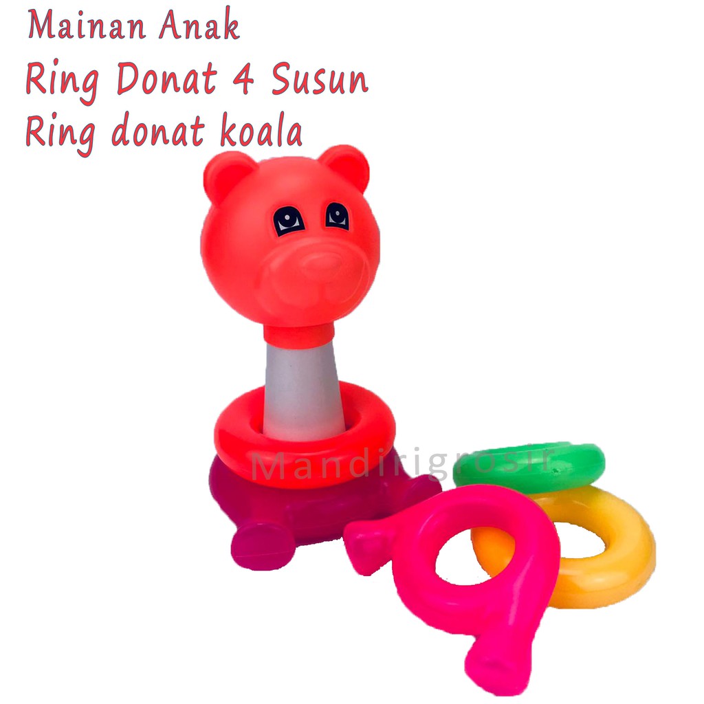 ring donat kowala 4 susun *Mainan Anak