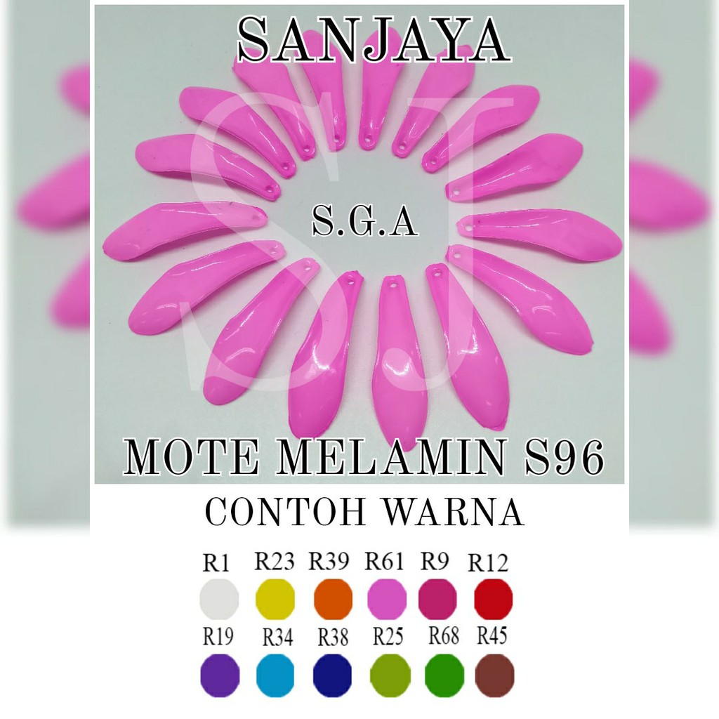 MOTE MELAMIN / MANIK KELOPAK / MANIK MELAMIN KELOPAK / MOTE MELAMIN KELOPAK S96