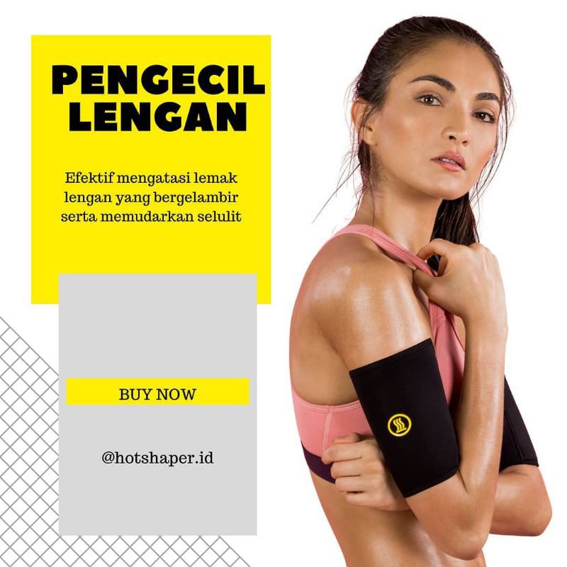 KORSET LENGAN HOT SHAPERS ARM CORSET KORSET LENGAN PENGECIL LENGAN PELANGSING LENGAN TANGAN