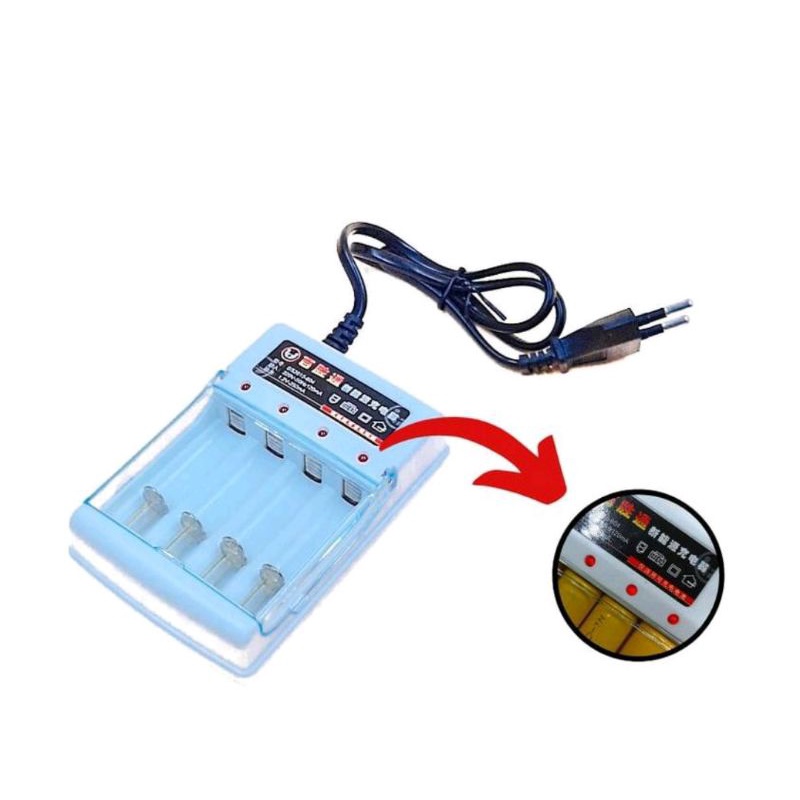 Alat Baterai Cas Charger Baterai Cas AA