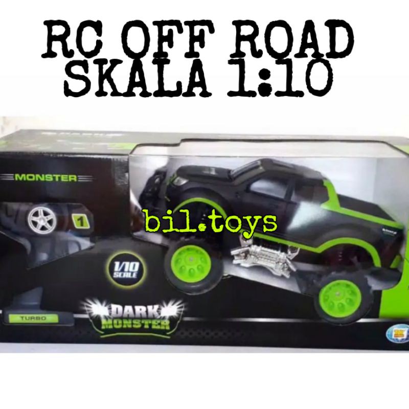 MOBIL REMOTE CONTROL RC DARK MONSTER MAINAN ANAK 1:10