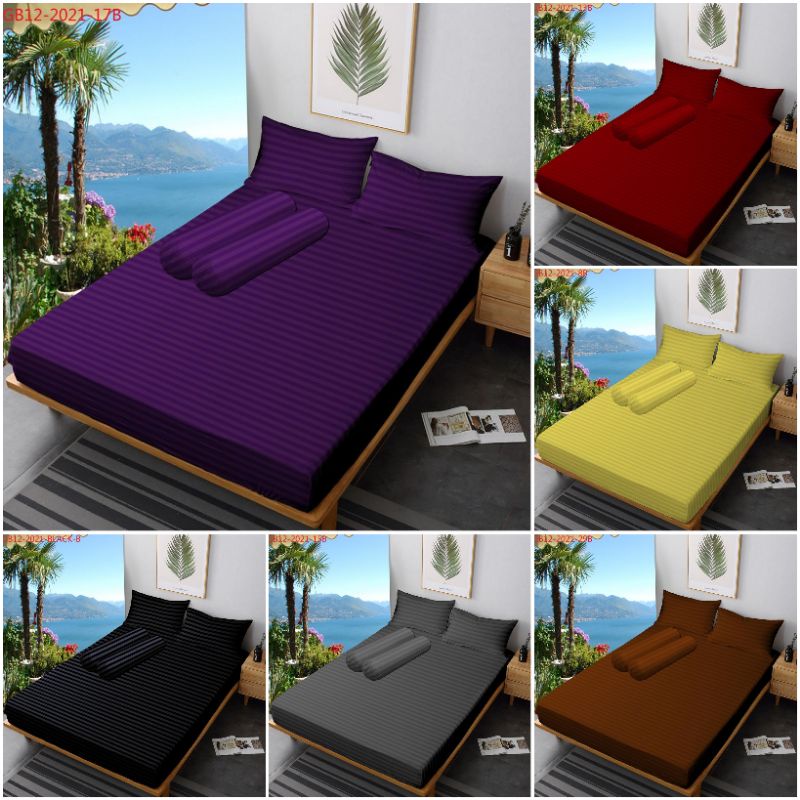 Sprei homemade polos embos 160&180(2sarban+2sargul) ! Sprei murah sprei polos embos sprei polos