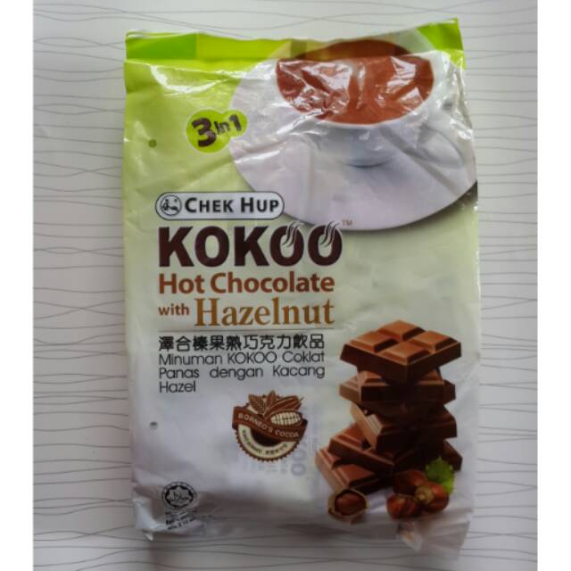 

KOKOO Hot Chocolate with Hazelnut CHEK HUP malaysia hazel