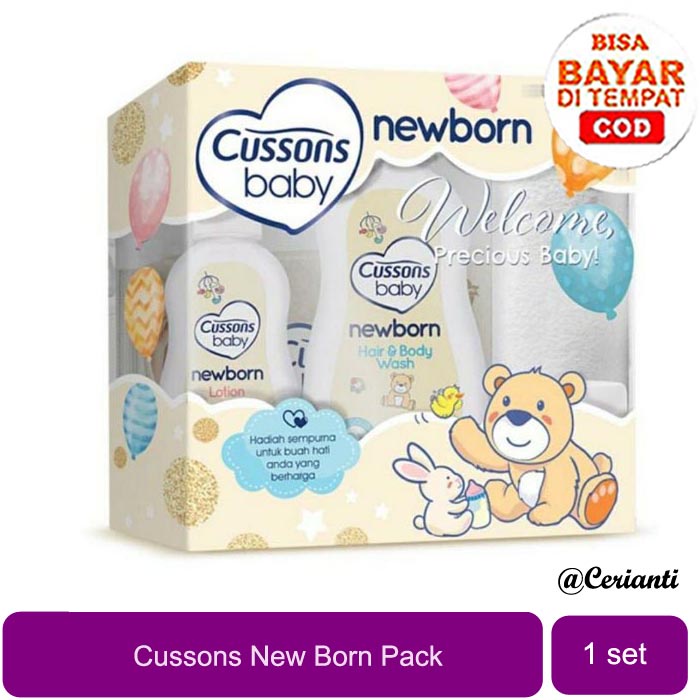 [EKSKLUSIF BUAT SI BUAH HATI] [PAKET 4IN1] [BPOM] Cussons Bayi Baru Lahir Baby New Born Newborn Pack - Gift Set - Paket Hadiah Bayi |_Cerianti