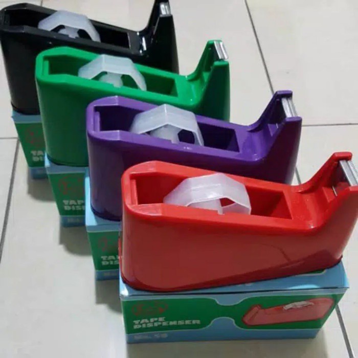 

Tape dispenser lion DL 50 / alat pemotong solasi selotip